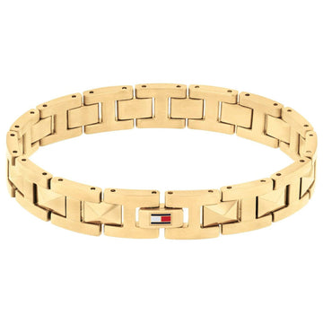 Ανδρικό βραχιόλι χειροπέδα Tommy Hilfiger 2790567 από ατσάλι σε χρυσό χρώμα.